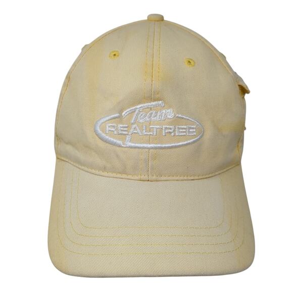 Team Realtree Strapback Hat Yellow One Size Embroidered Adjustable - Picture 1 of 9